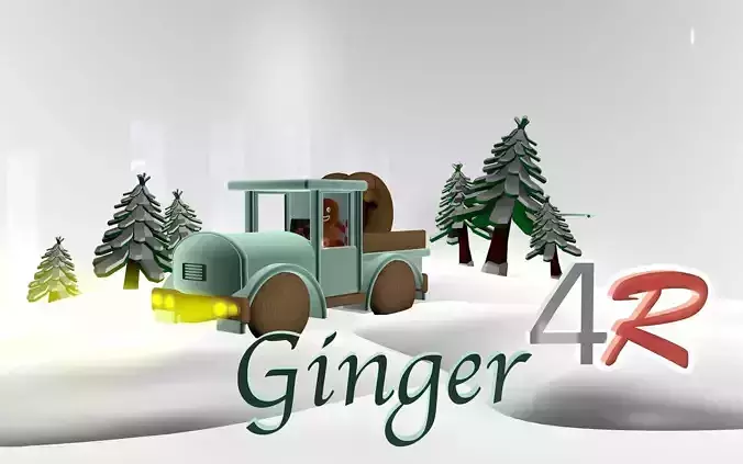 Gingerbread Village V2 vehicul fun