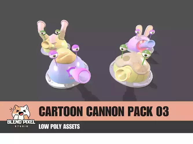Cartoon Cannon Pack 03