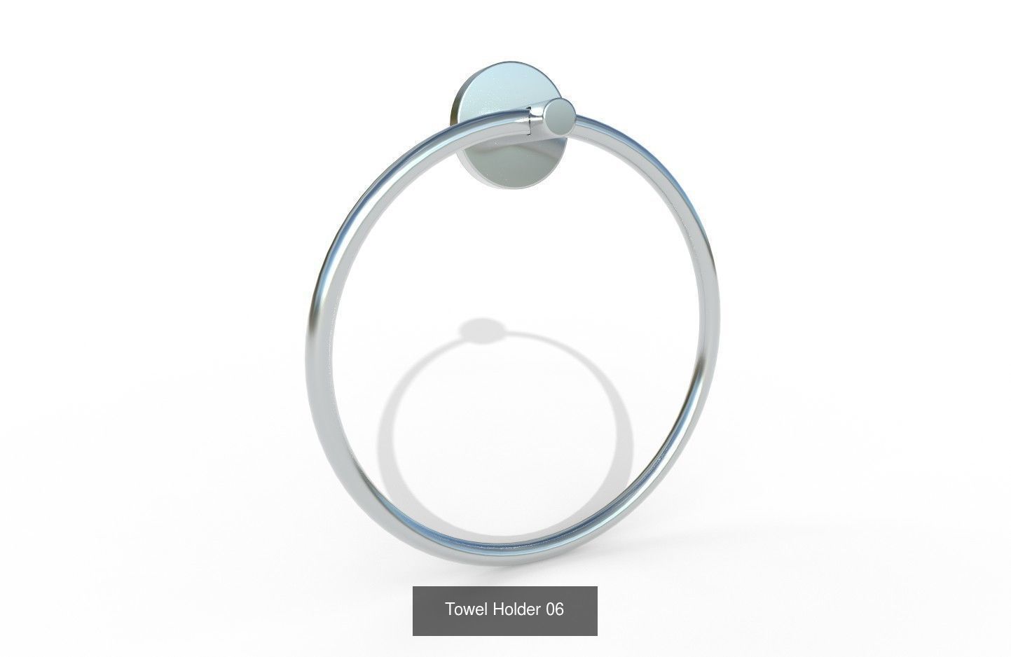 Towel Holder Col01 - 7 Models 3D Model Collection_6