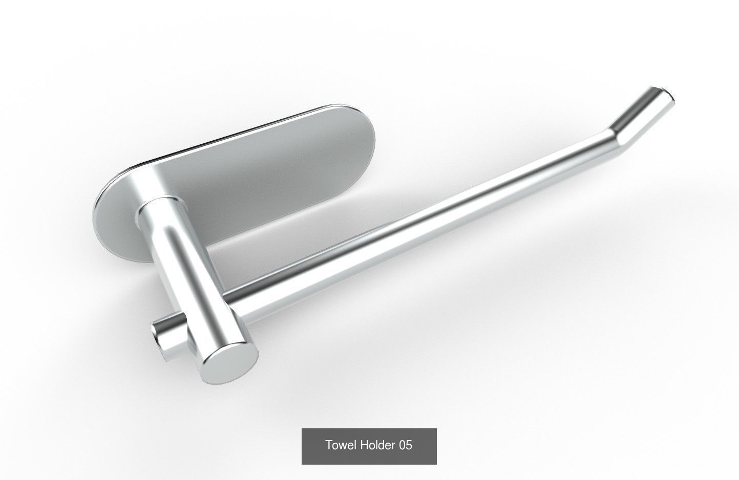 Towel Holder Col01 - 7 Models 3D Model Collection_4