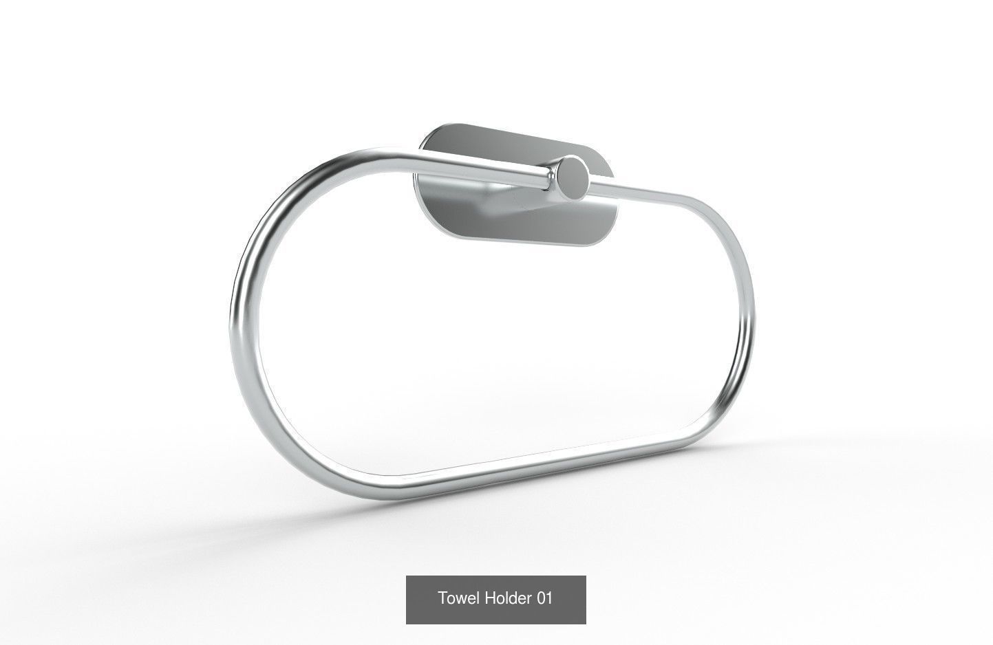 Towel Holder Col01 - 7 Models 3D Model Collection_1