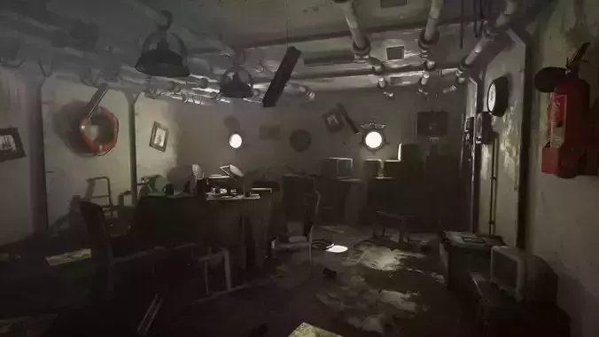 Abandoned Ship Interior
