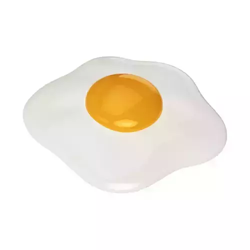 Cartoon Fried Egg