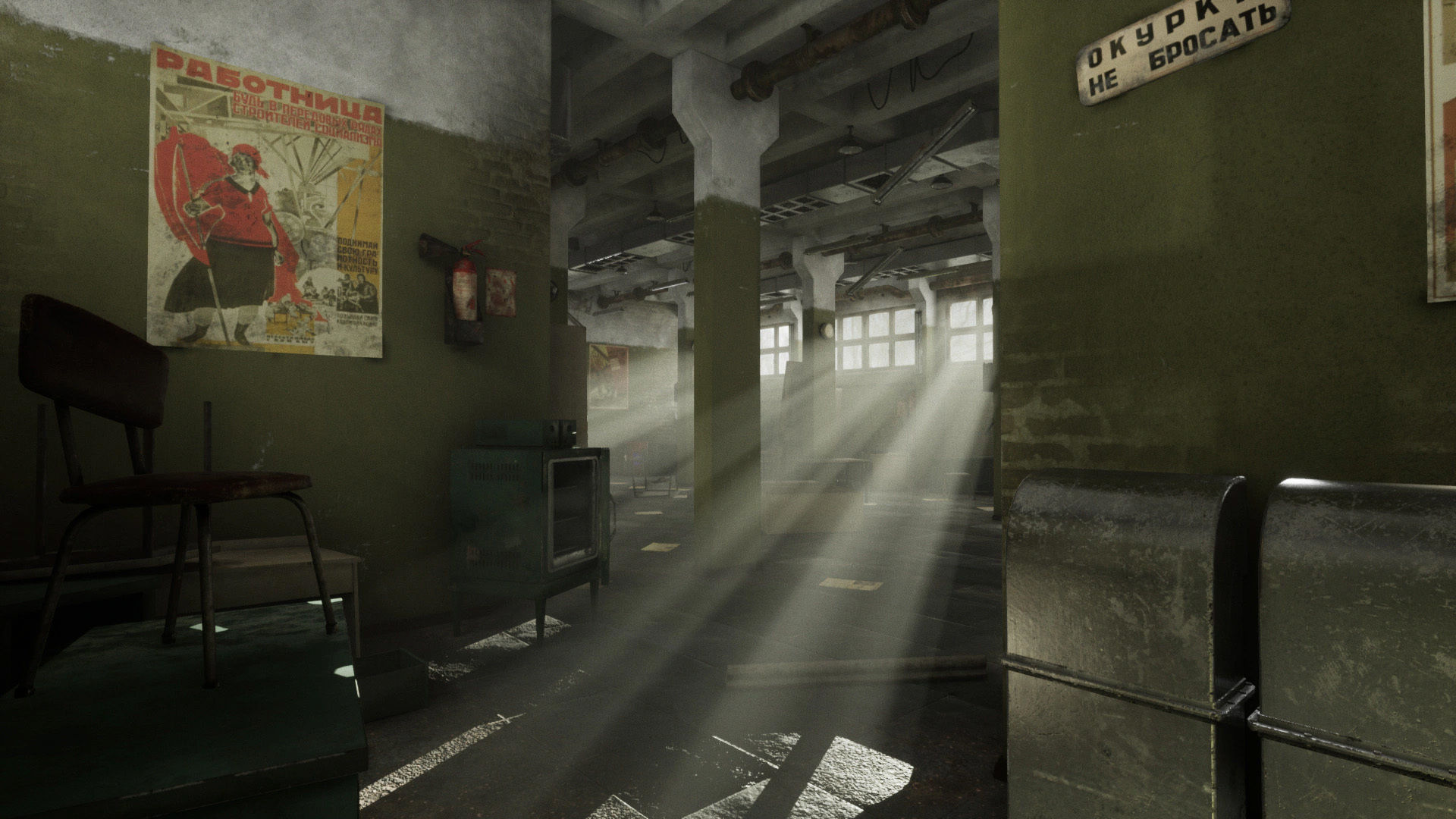 Soviet Factory Low-poly 3D model_9