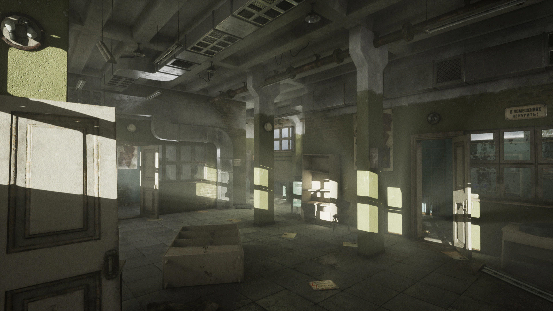 Soviet Factory Low-poly 3D model_2