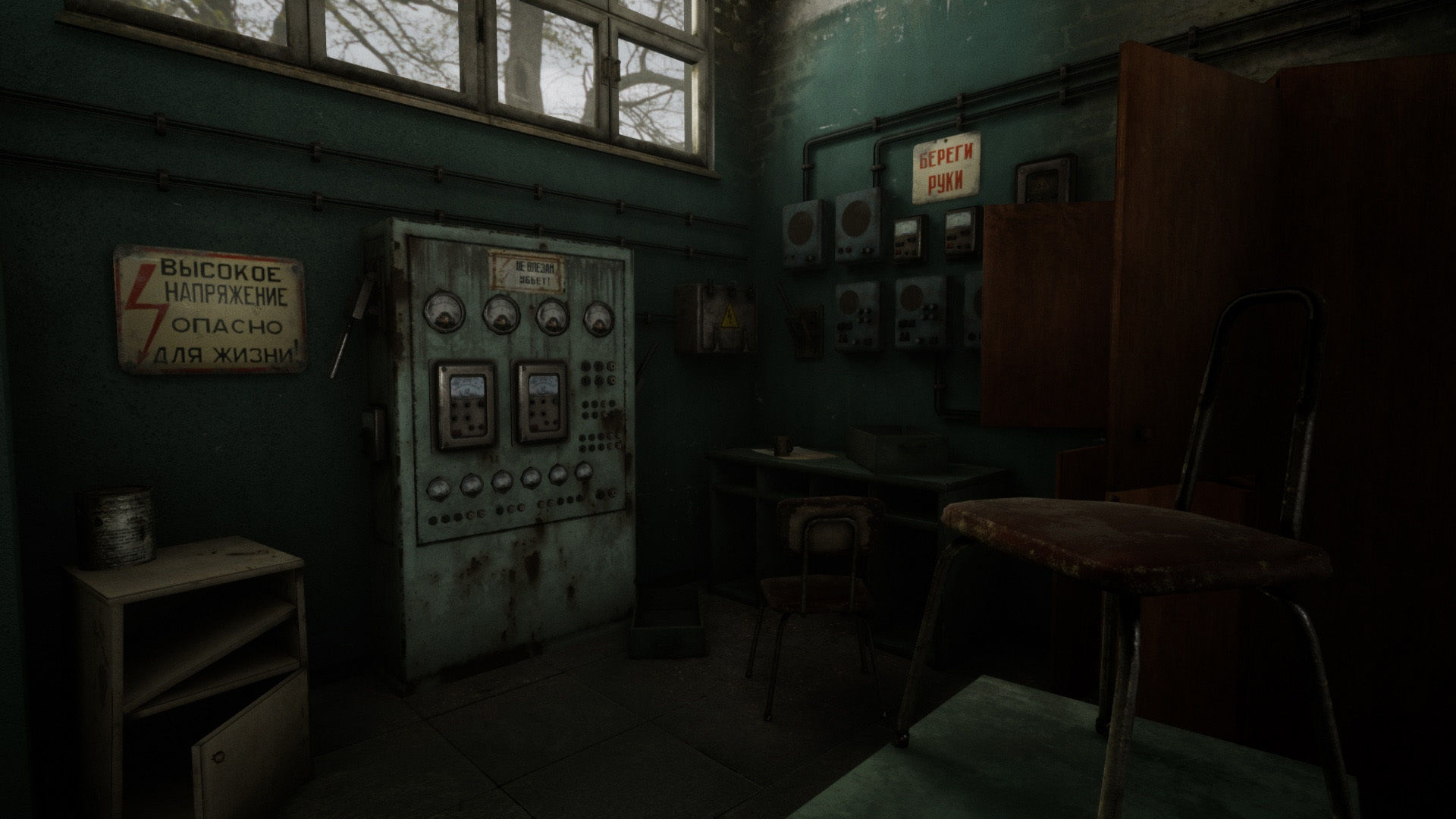 Soviet Factory Low-poly 3D model_12
