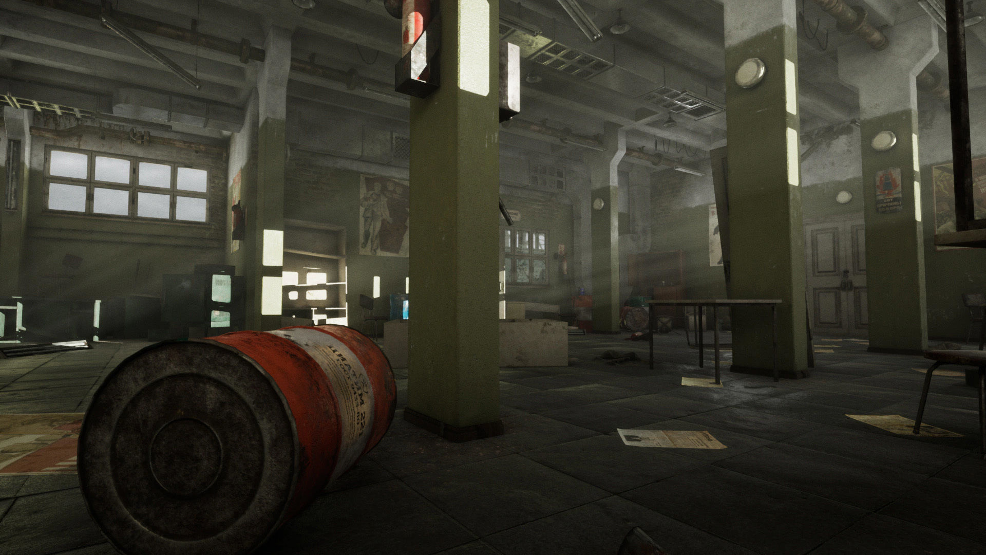 Soviet Factory Low-poly 3D model_10