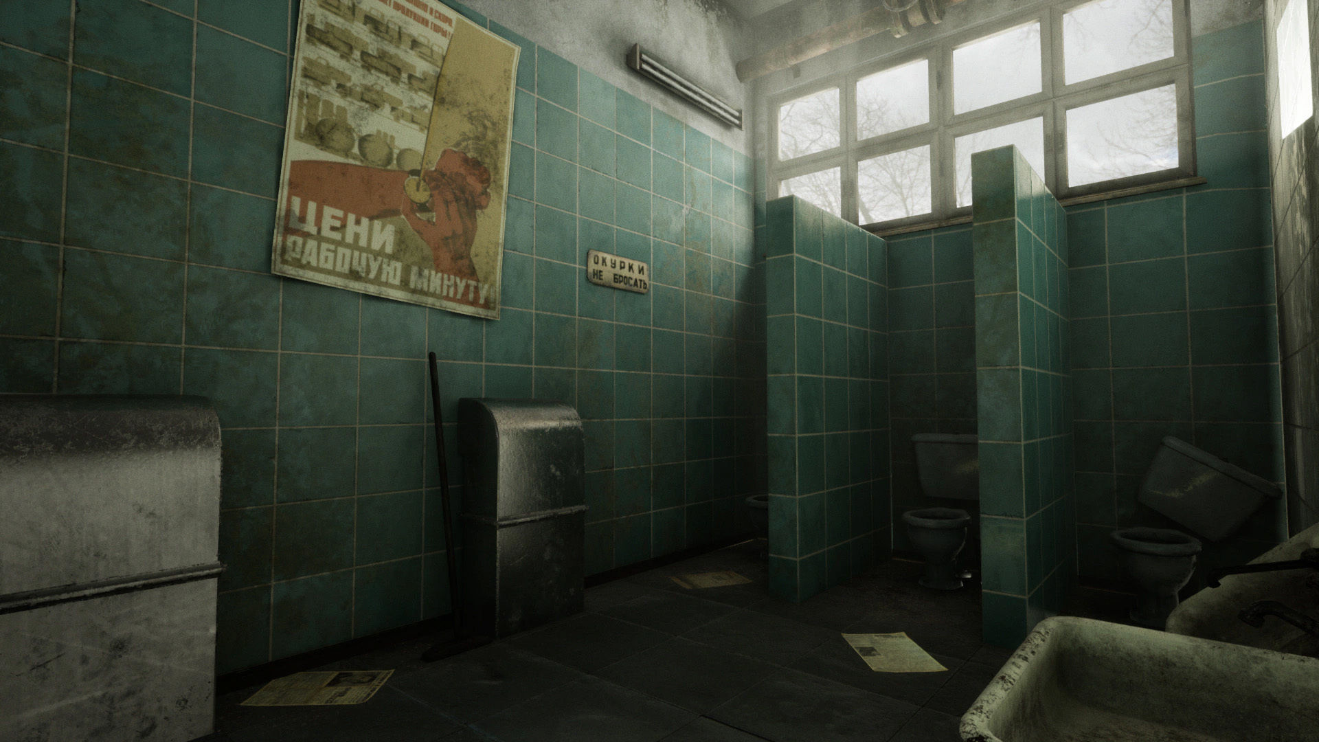 Soviet Factory Low-poly 3D model_16