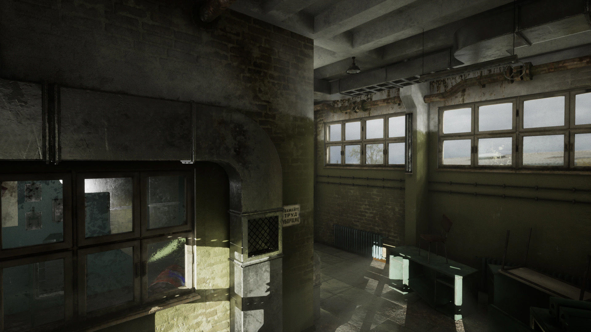 Soviet Factory Low-poly 3D model_7