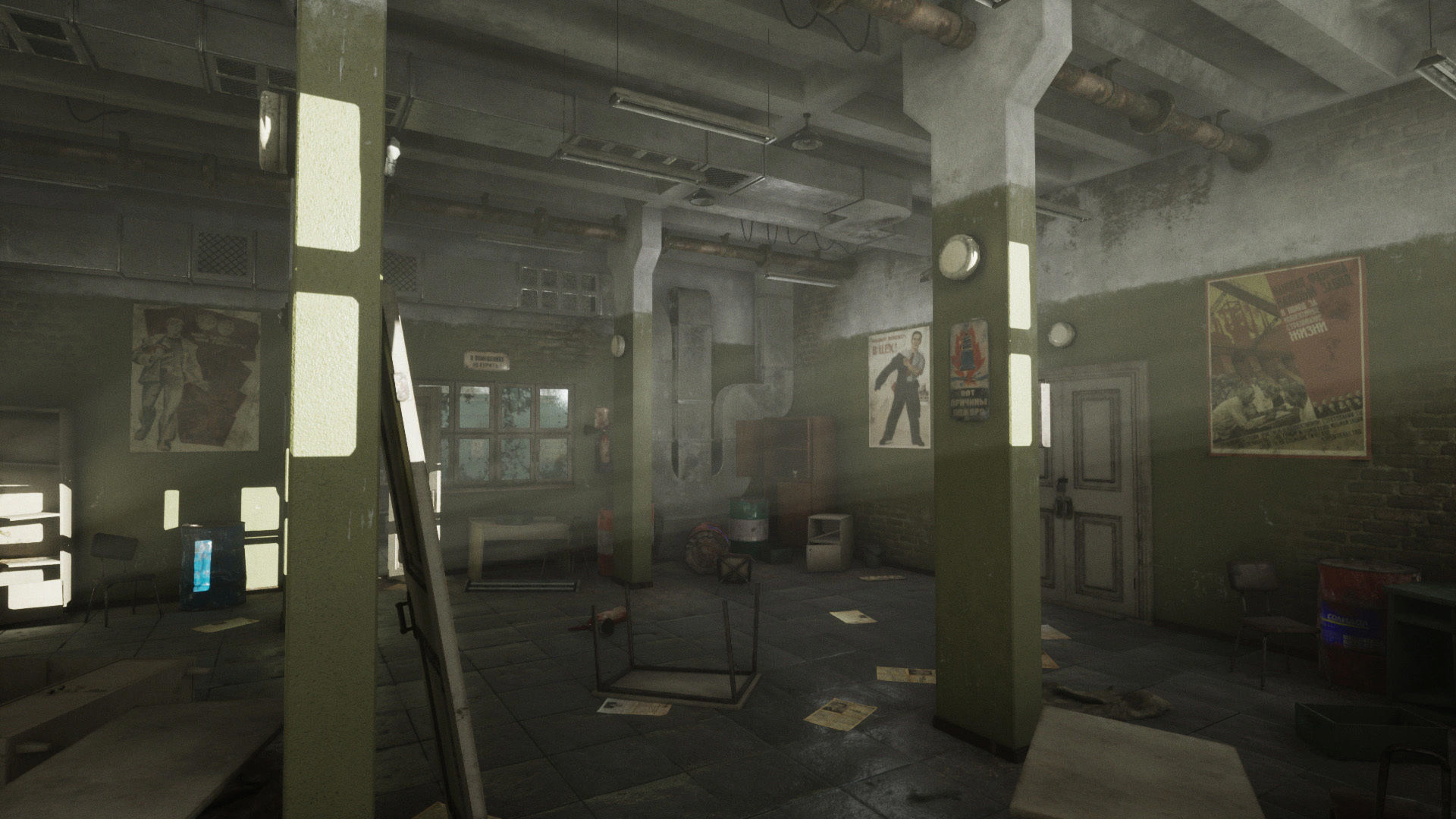 Soviet Factory Low-poly 3D model_1