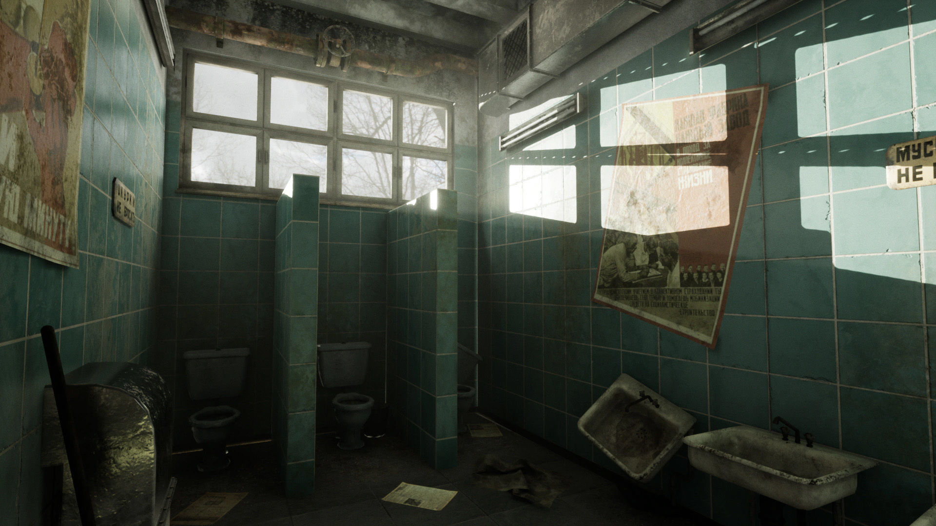 Soviet Factory Low-poly 3D model_15