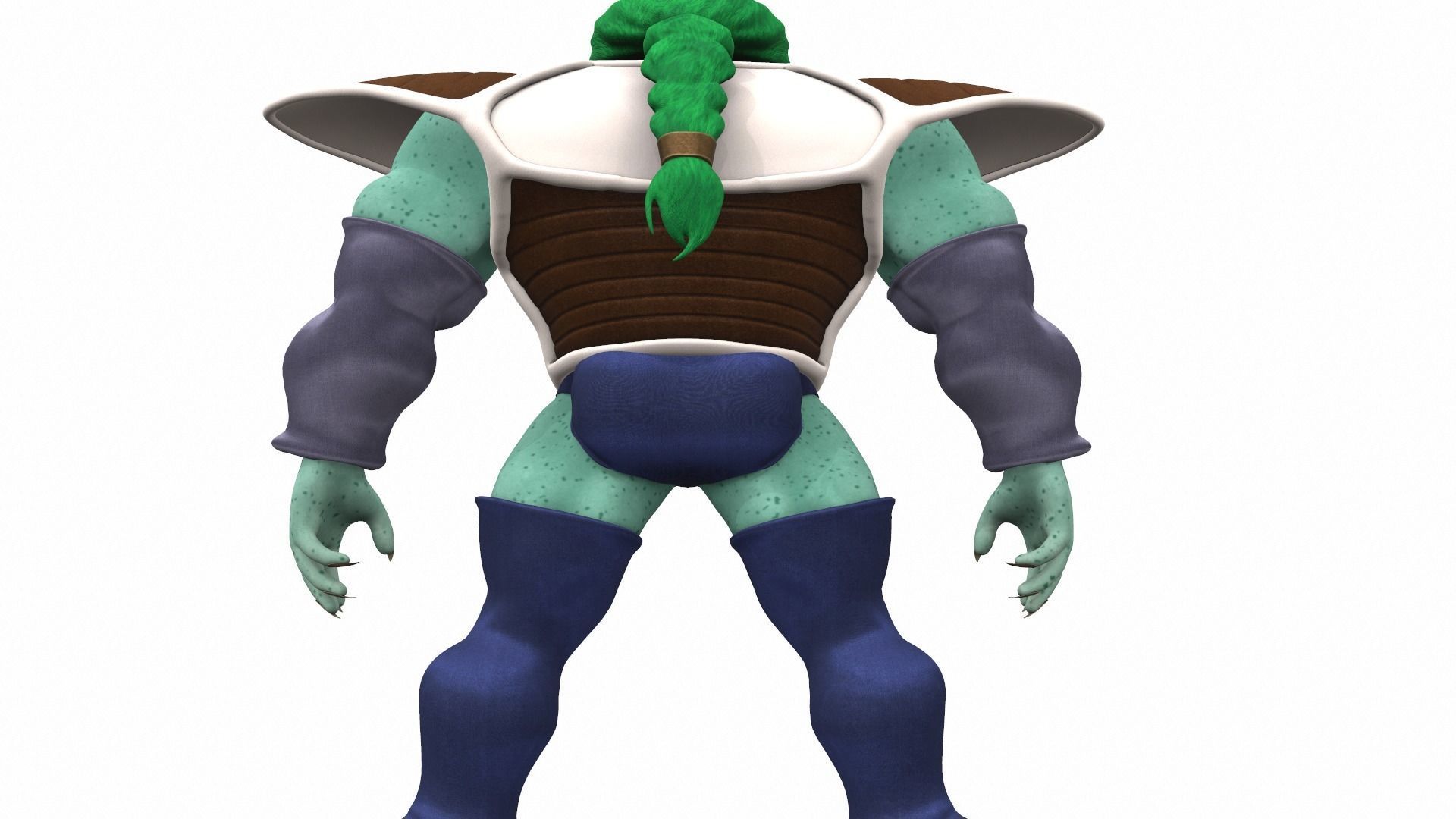 Zarbon monster from Dragon Ball 3D model_12