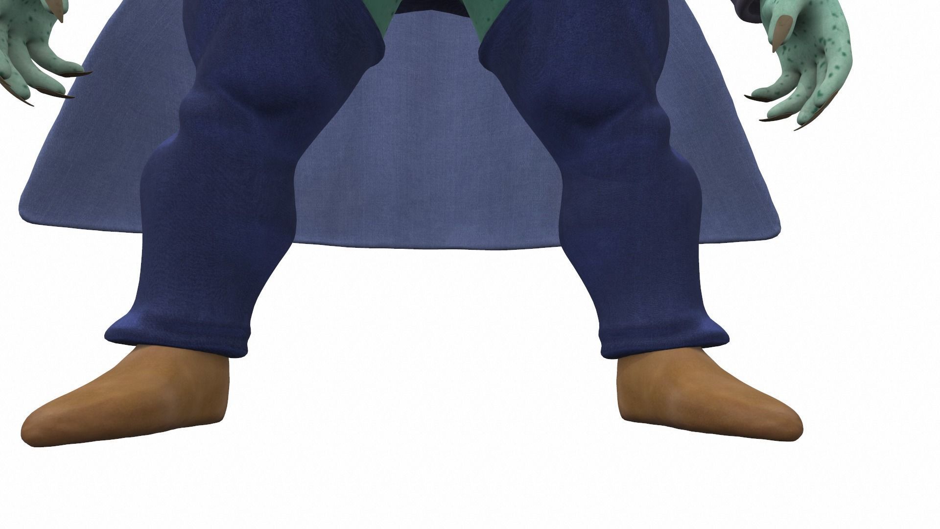 Zarbon monster from Dragon Ball 3D model_7