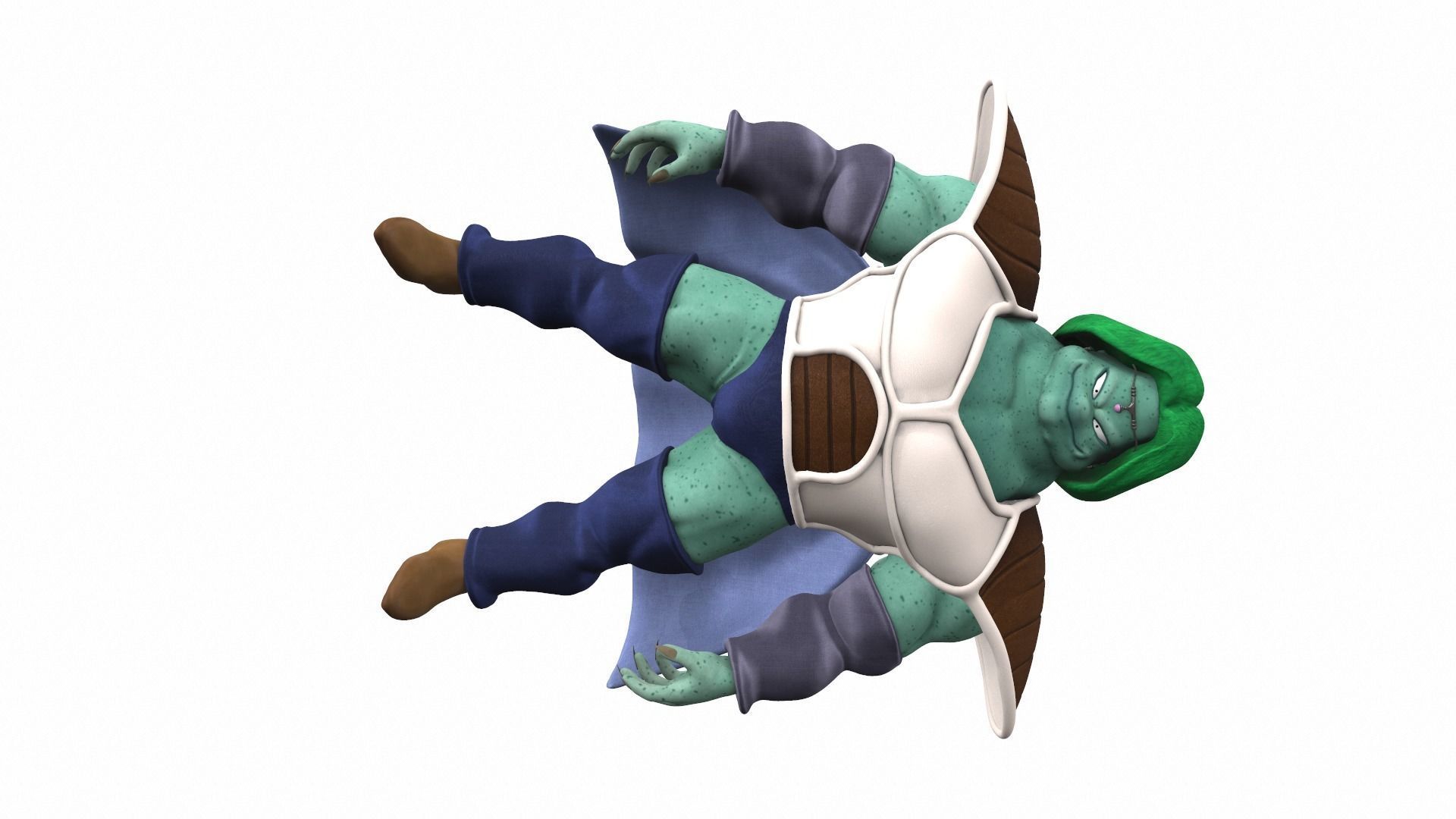 Zarbon monster from Dragon Ball 3D model_13