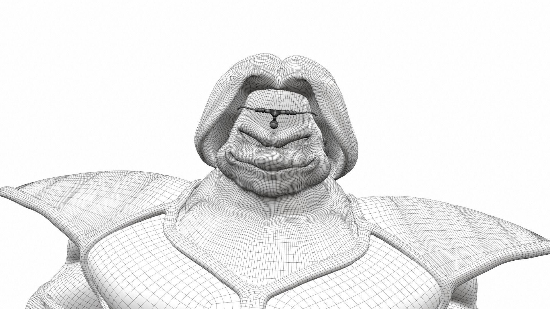 Zarbon monster from Dragon Ball 3D model_20