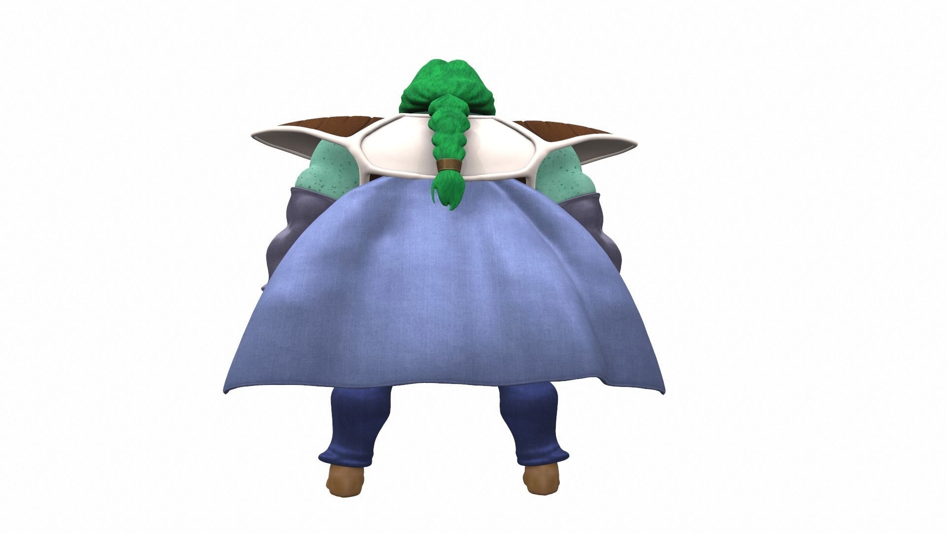 Zarbon monster from Dragon Ball 3D model_4