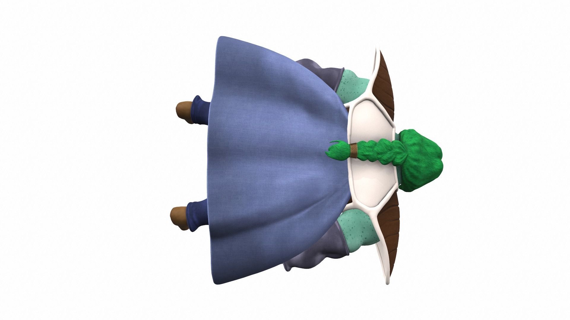 Zarbon monster from Dragon Ball 3D model_15