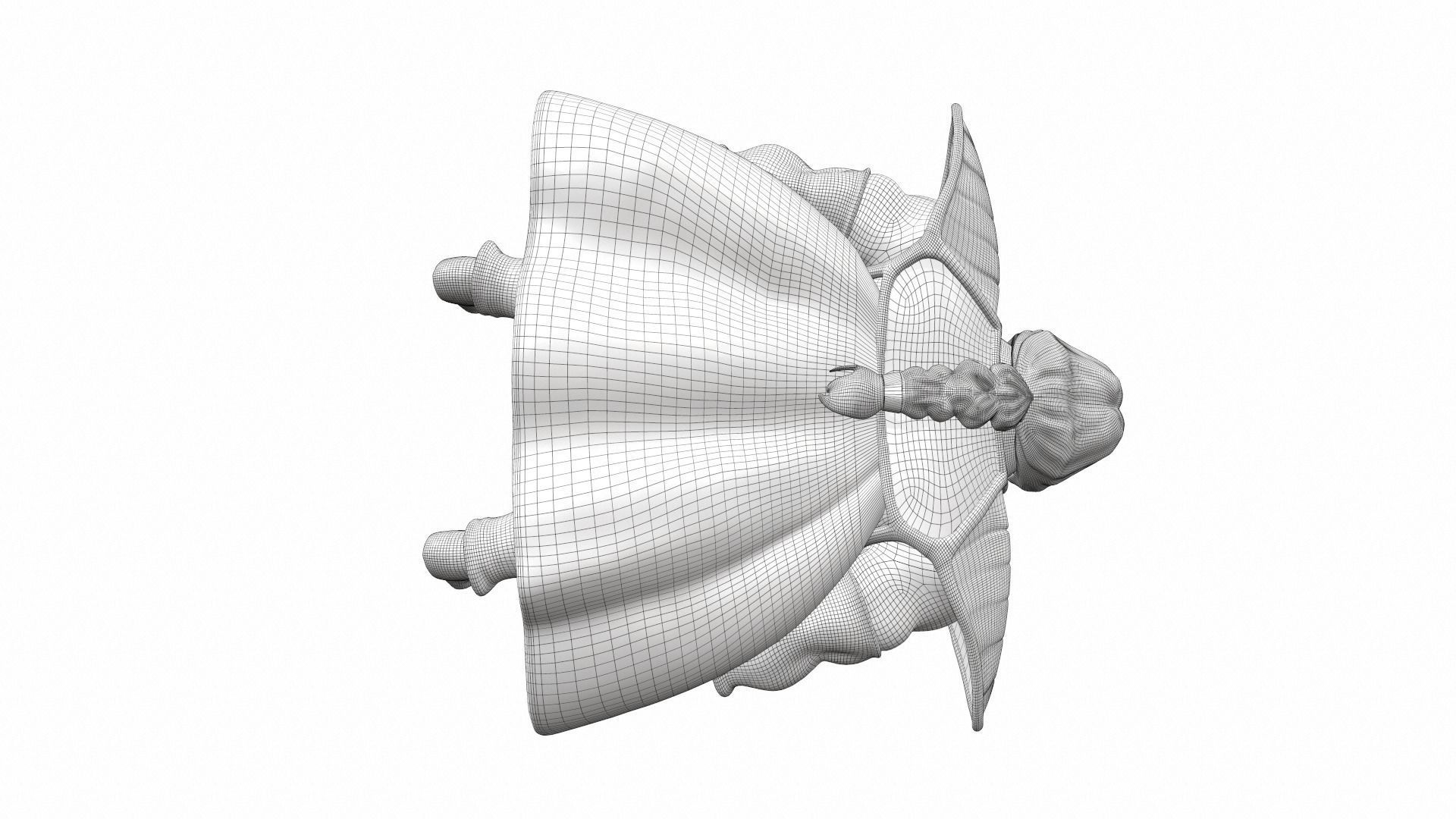 Zarbon monster from Dragon Ball 3D model_18