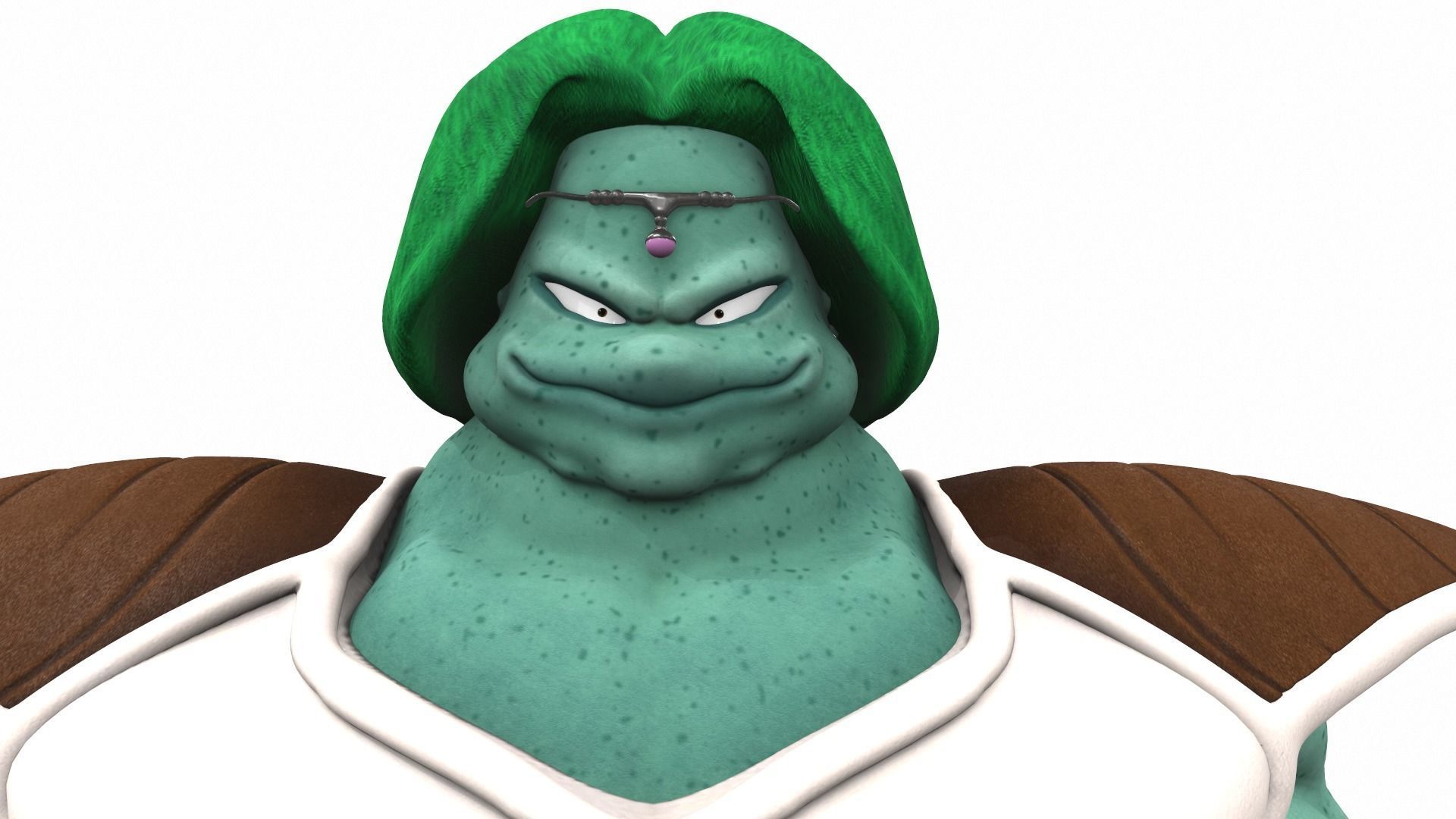 Zarbon monster from Dragon Ball 3D model_5