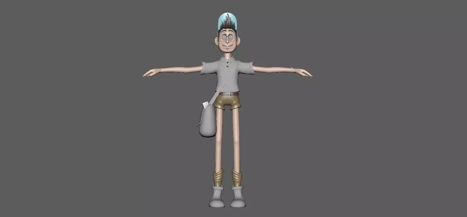 post man Free 3D model