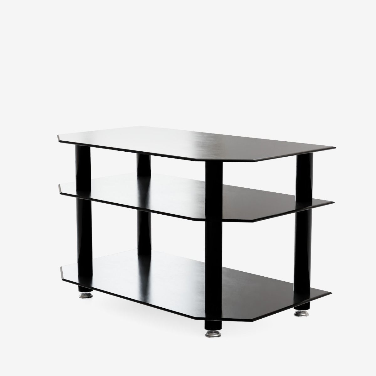 TV Stand Low-poly 3D model_8