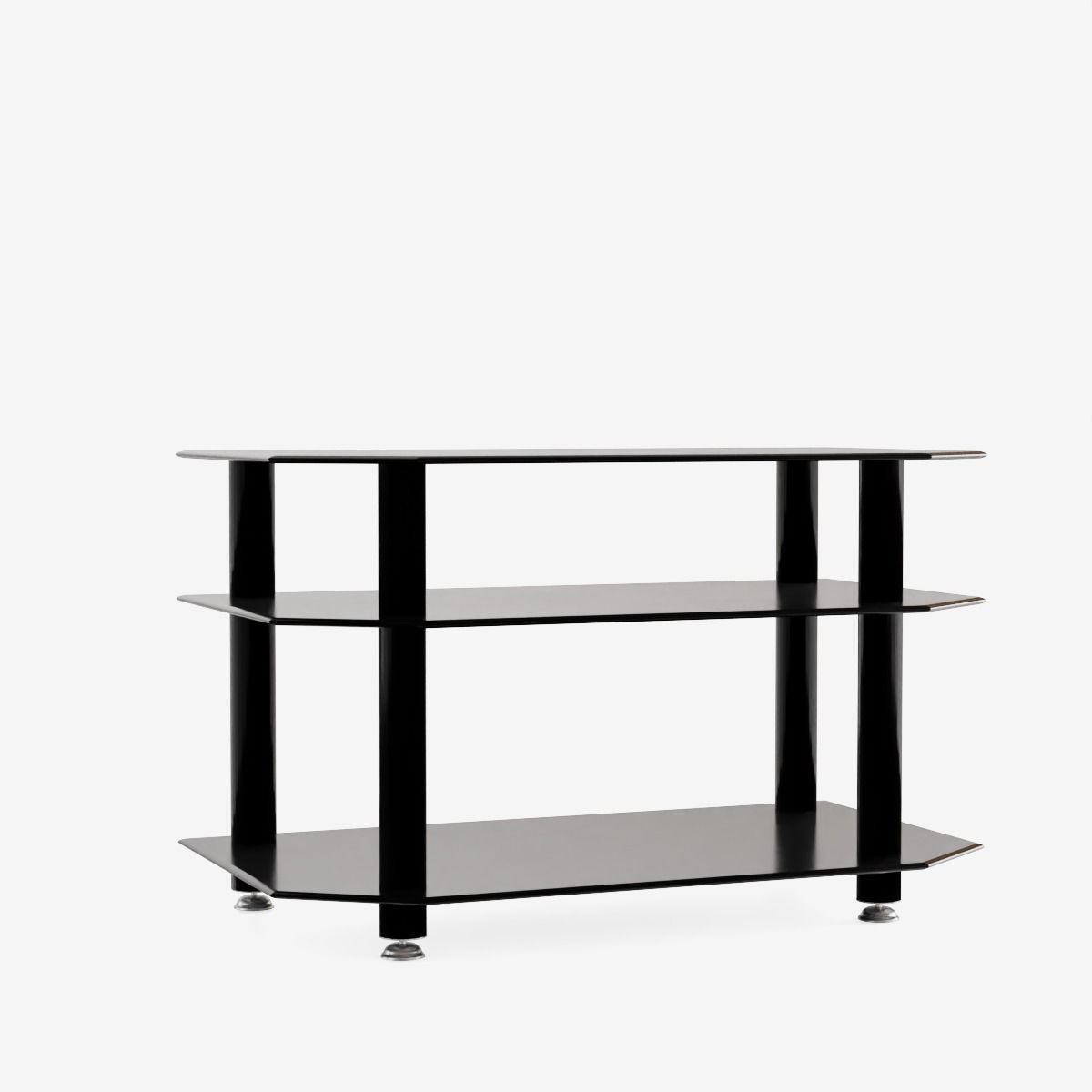 TV Stand Low-poly 3D model_2
