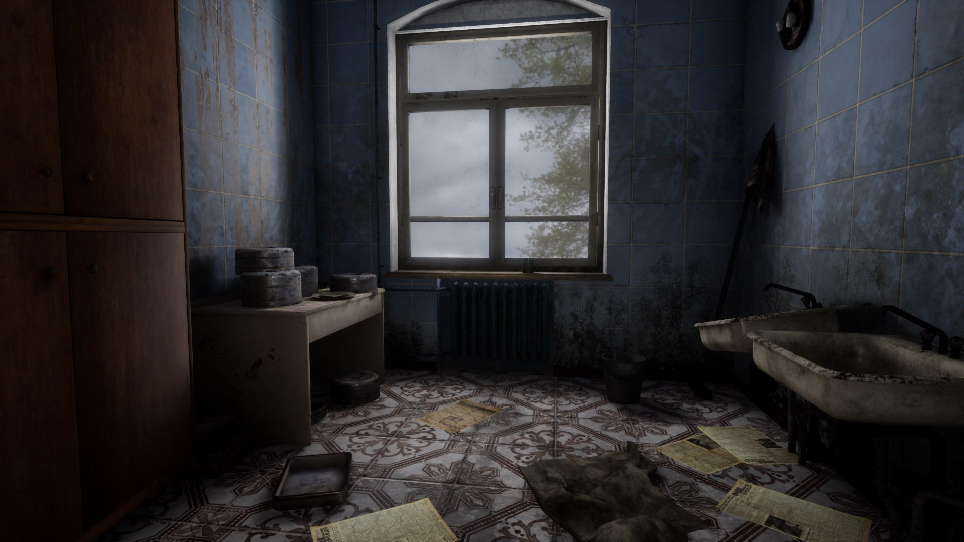 Abandoned Soviet Maternity Hospital Low-poly 3D model_12