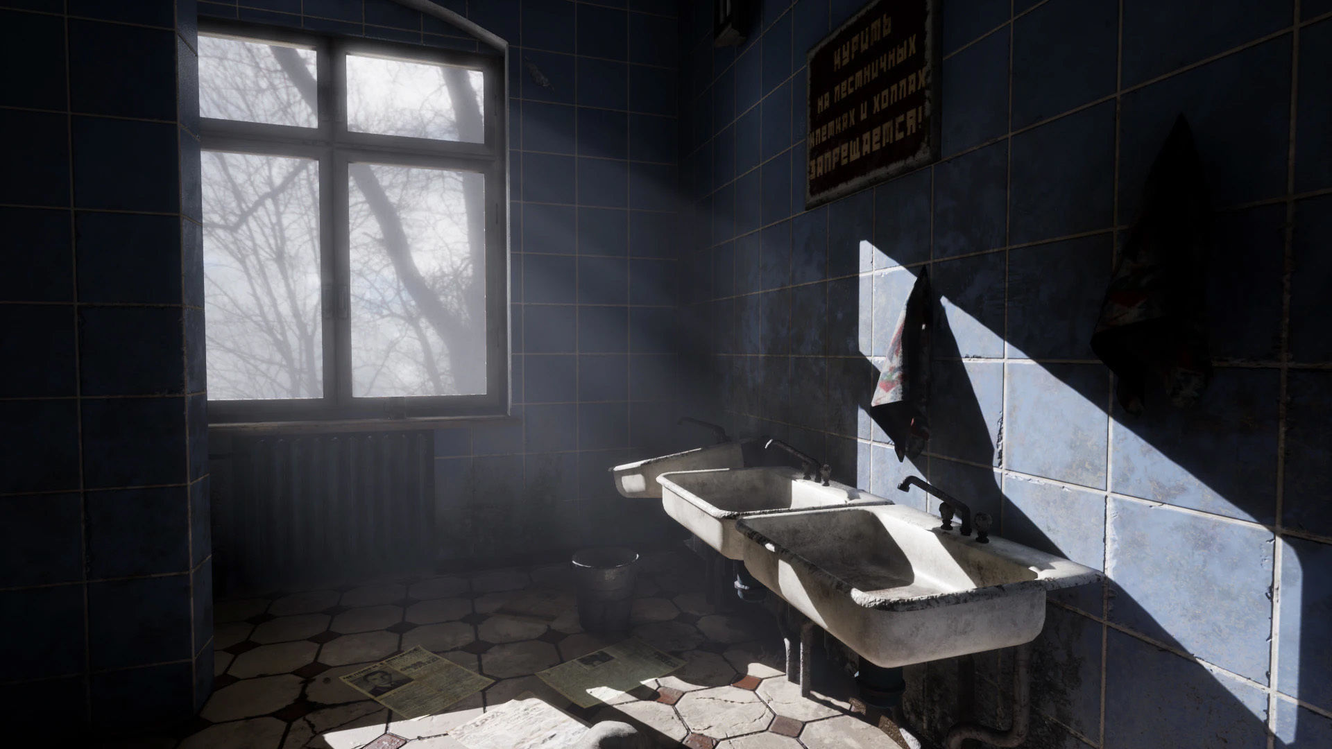 Abandoned Soviet Maternity Hospital Low-poly 3D model_16