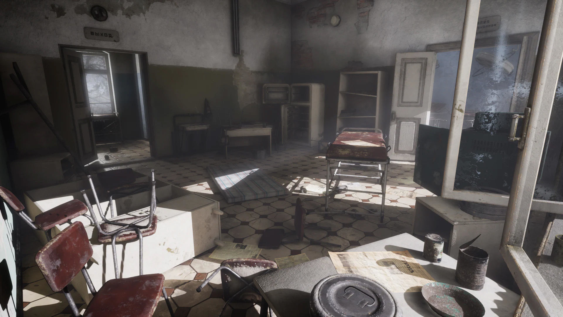 Abandoned Soviet Maternity Hospital Low-poly 3D model_7