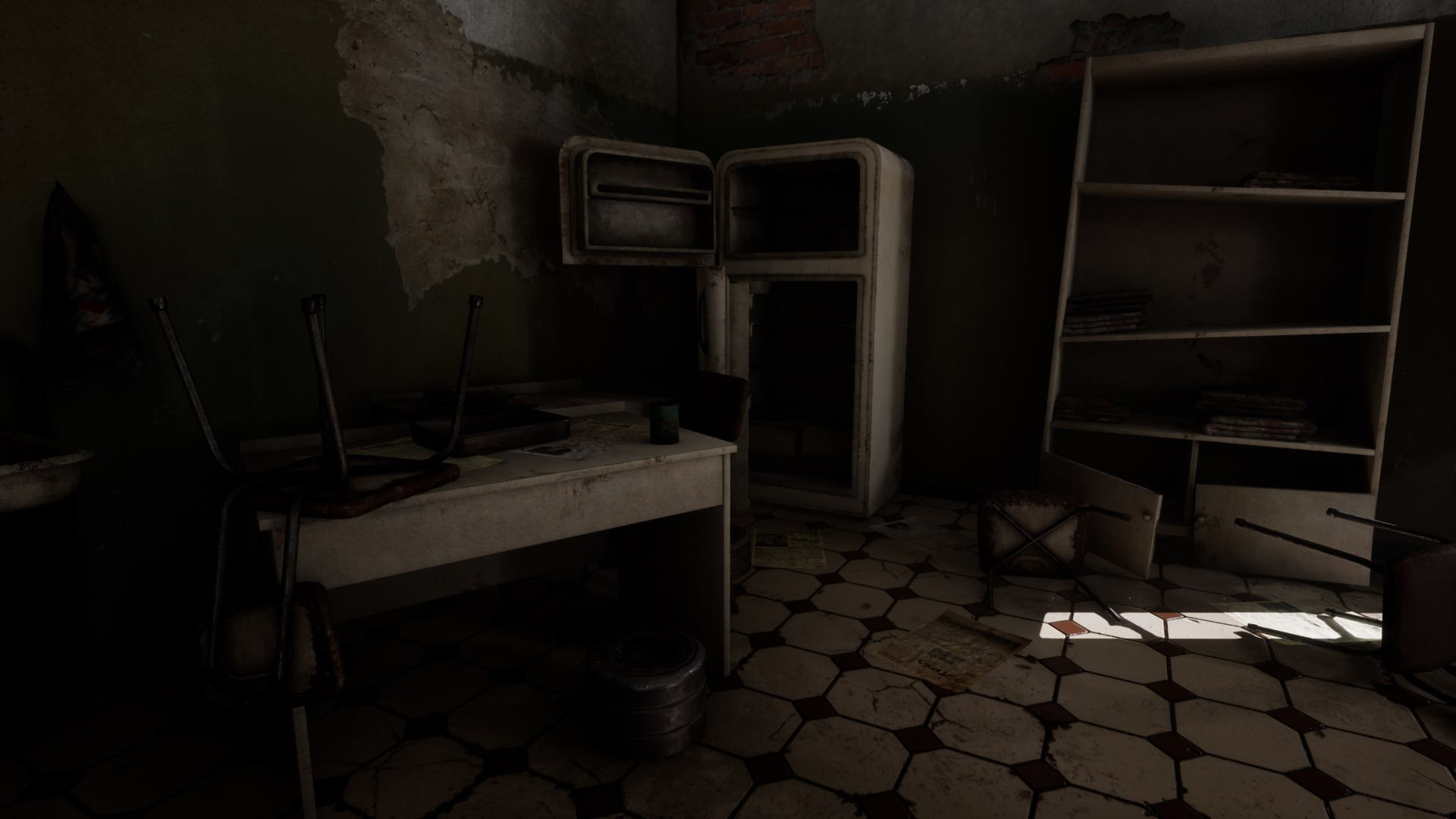 Abandoned Soviet Maternity Hospital Low-poly 3D model_8