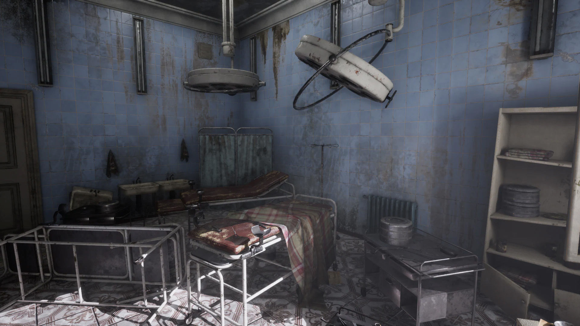 Abandoned Soviet Maternity Hospital Low-poly 3D model_2