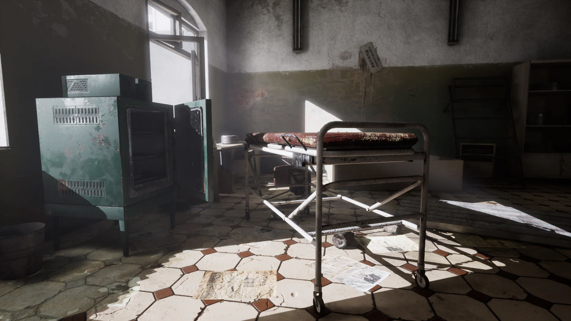 Abandoned Soviet Maternity Hospital Low-poly 3D model_6