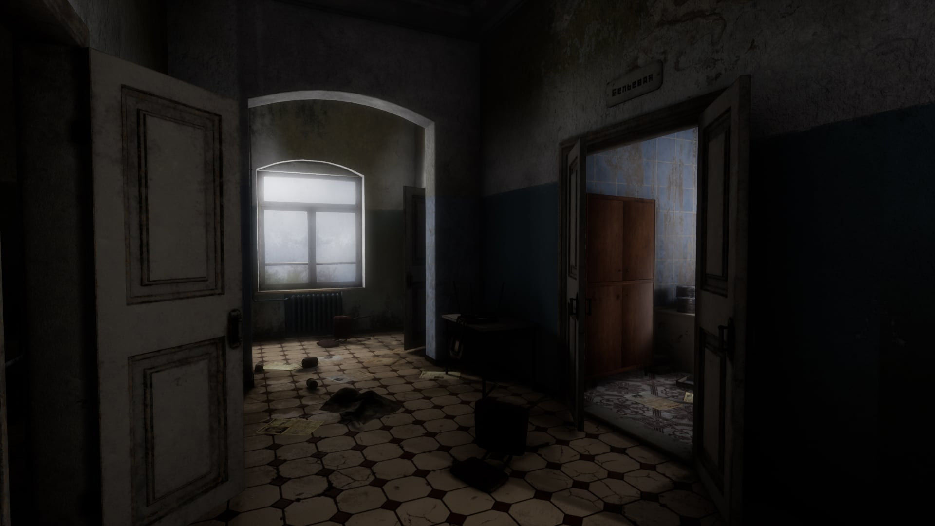 Abandoned Soviet Maternity Hospital Low-poly 3D model_11