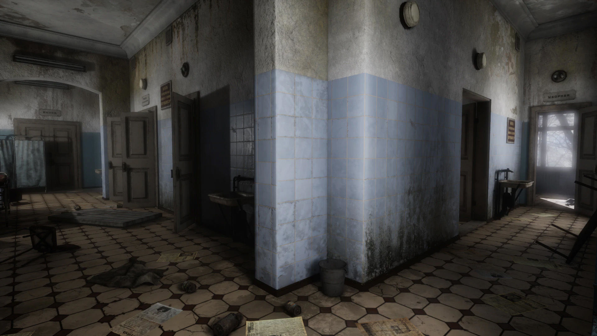 Abandoned Soviet Maternity Hospital Low-poly 3D model_13