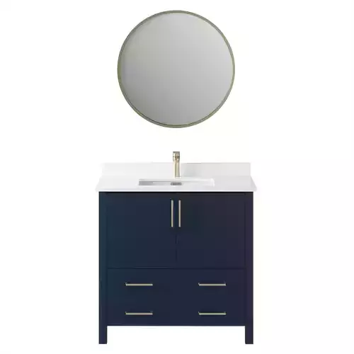 OVE Lorenzo 36 Midnight Blue Vanity