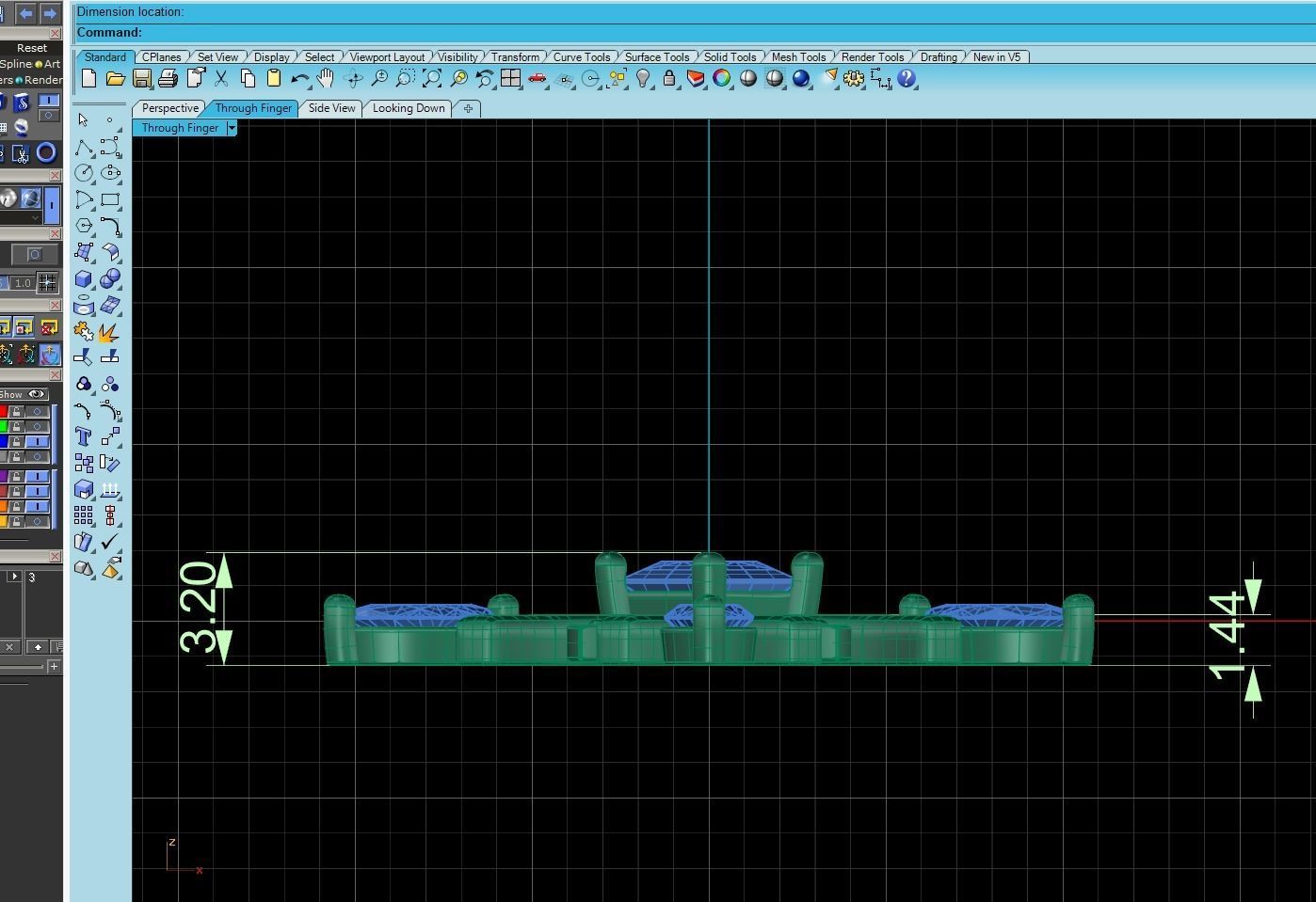 Pendant Snowflake 3D print model_4