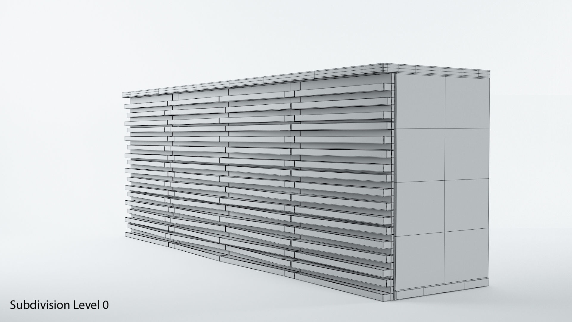 Modern Side Board 3D model_14