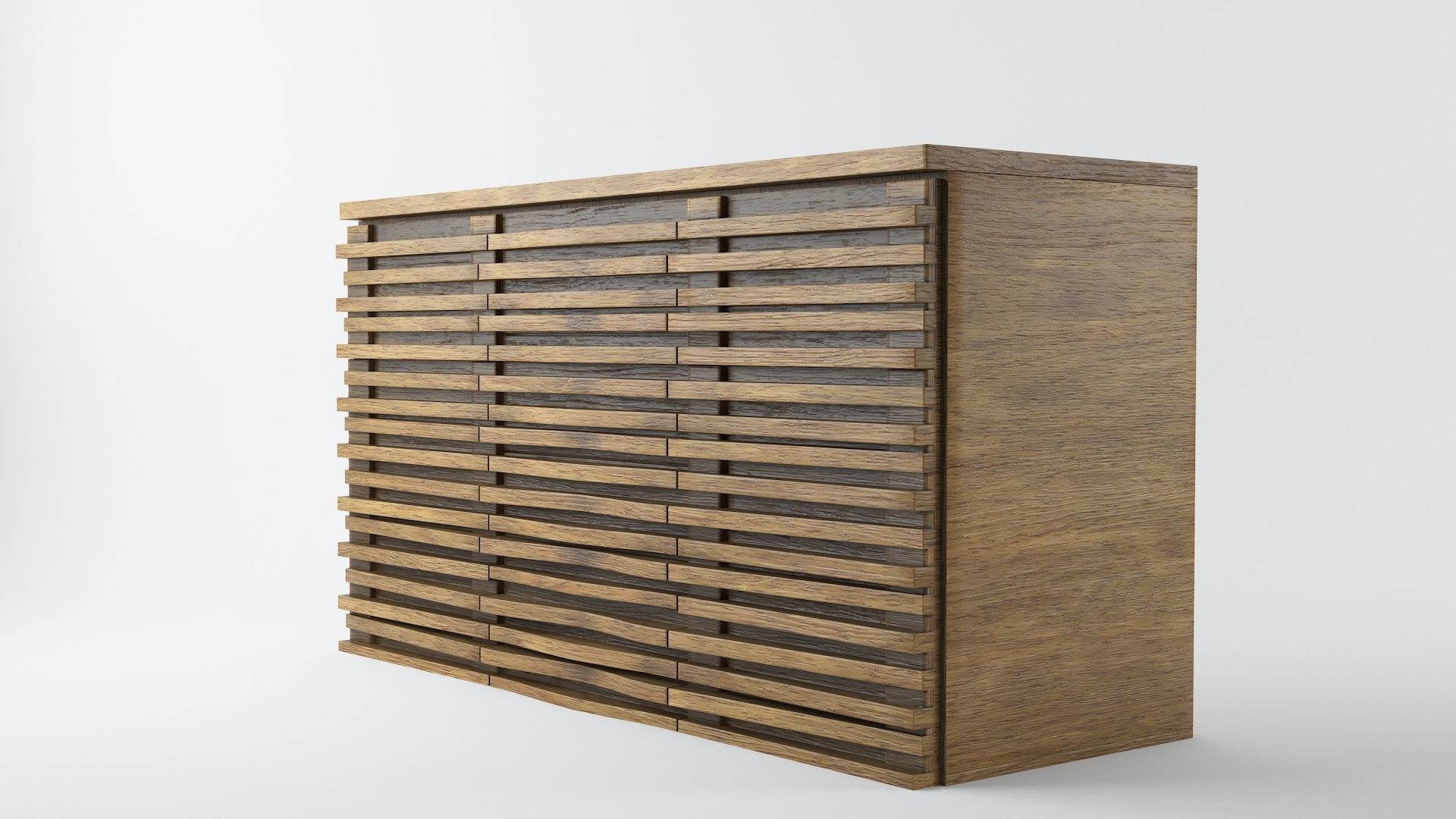 Modern Side Board 3D model_9