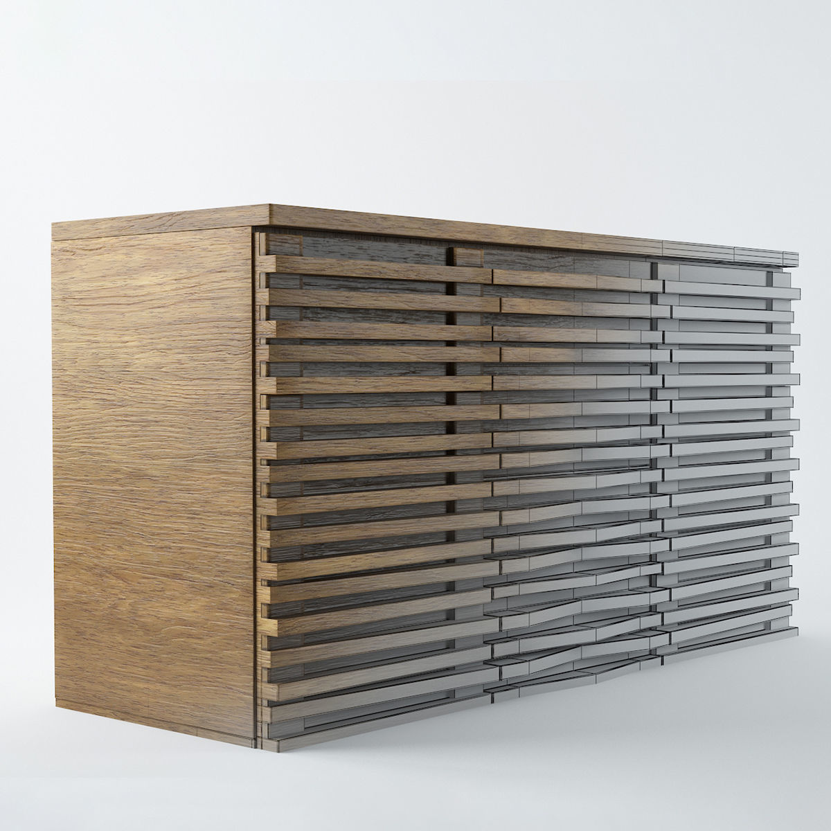 Modern Side Board 3D model_19