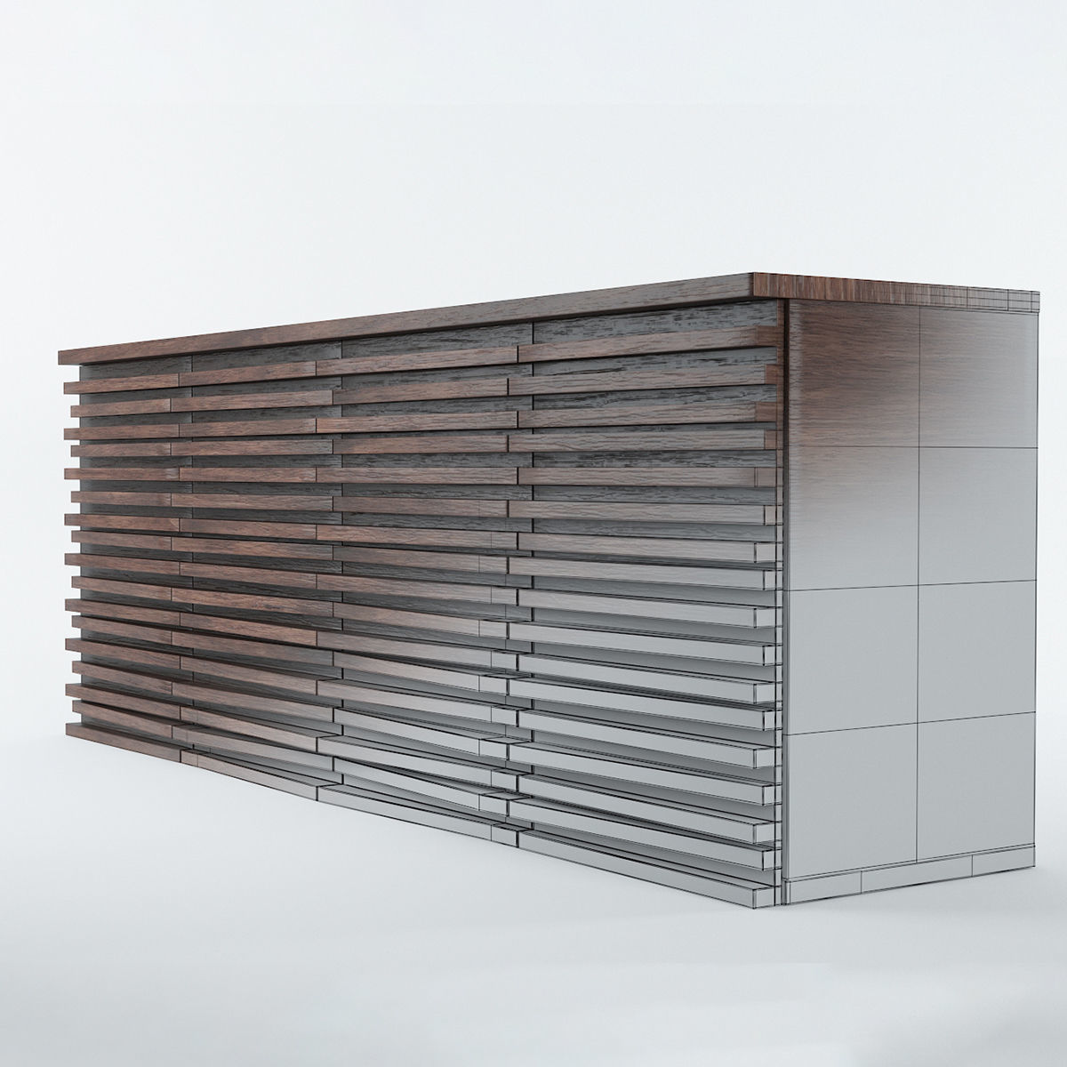 Modern Side Board 3D model_18