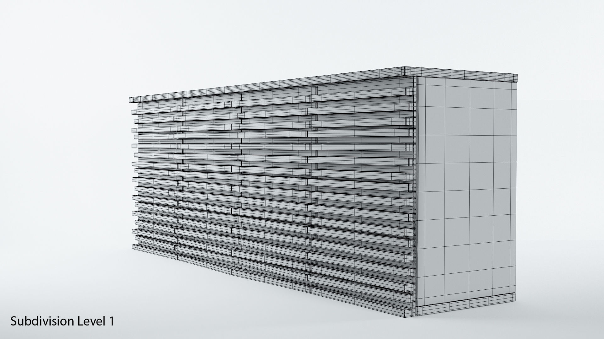 Modern Side Board 3D model_15