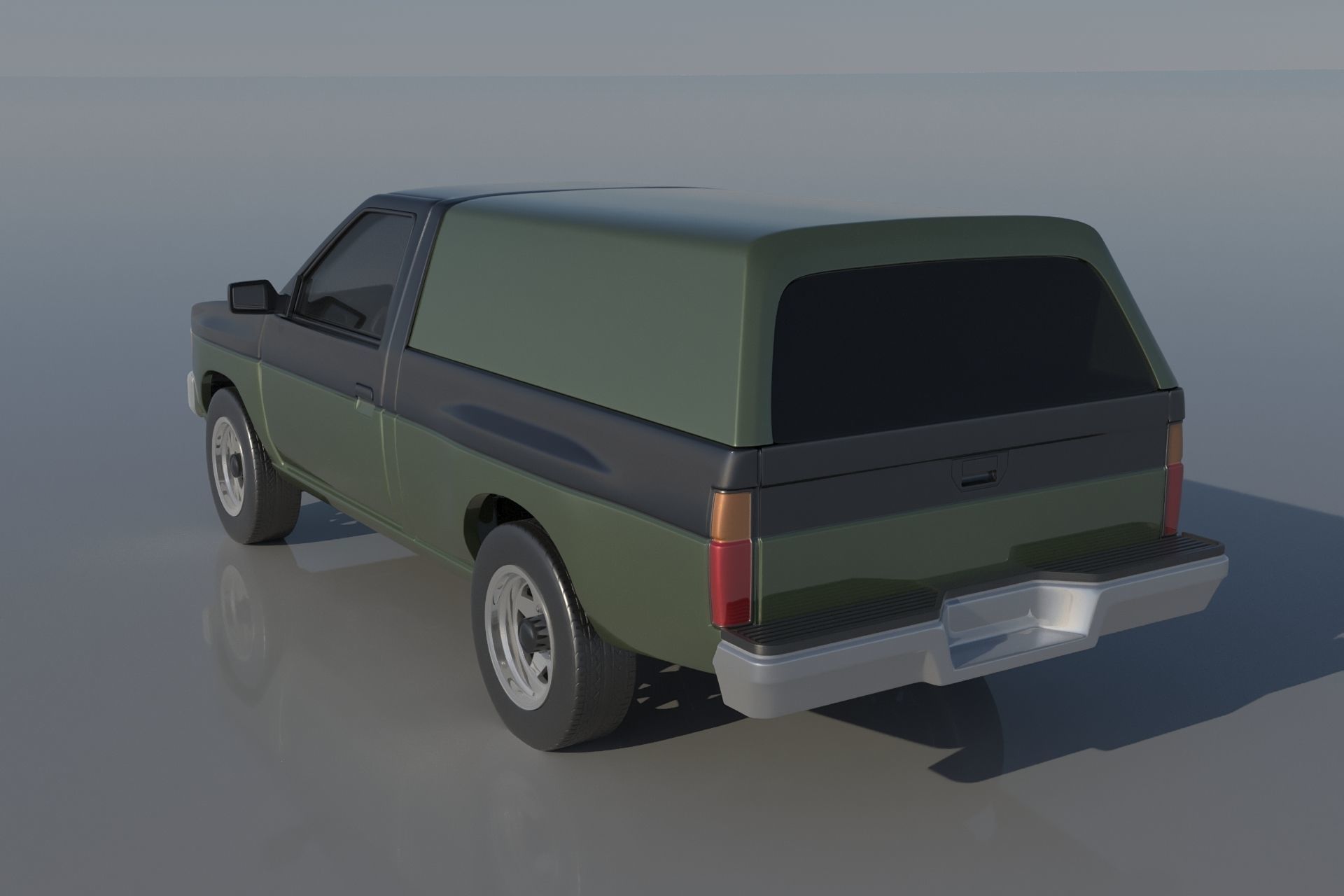 Nissan Hardbody D21 1994 3D print model_13