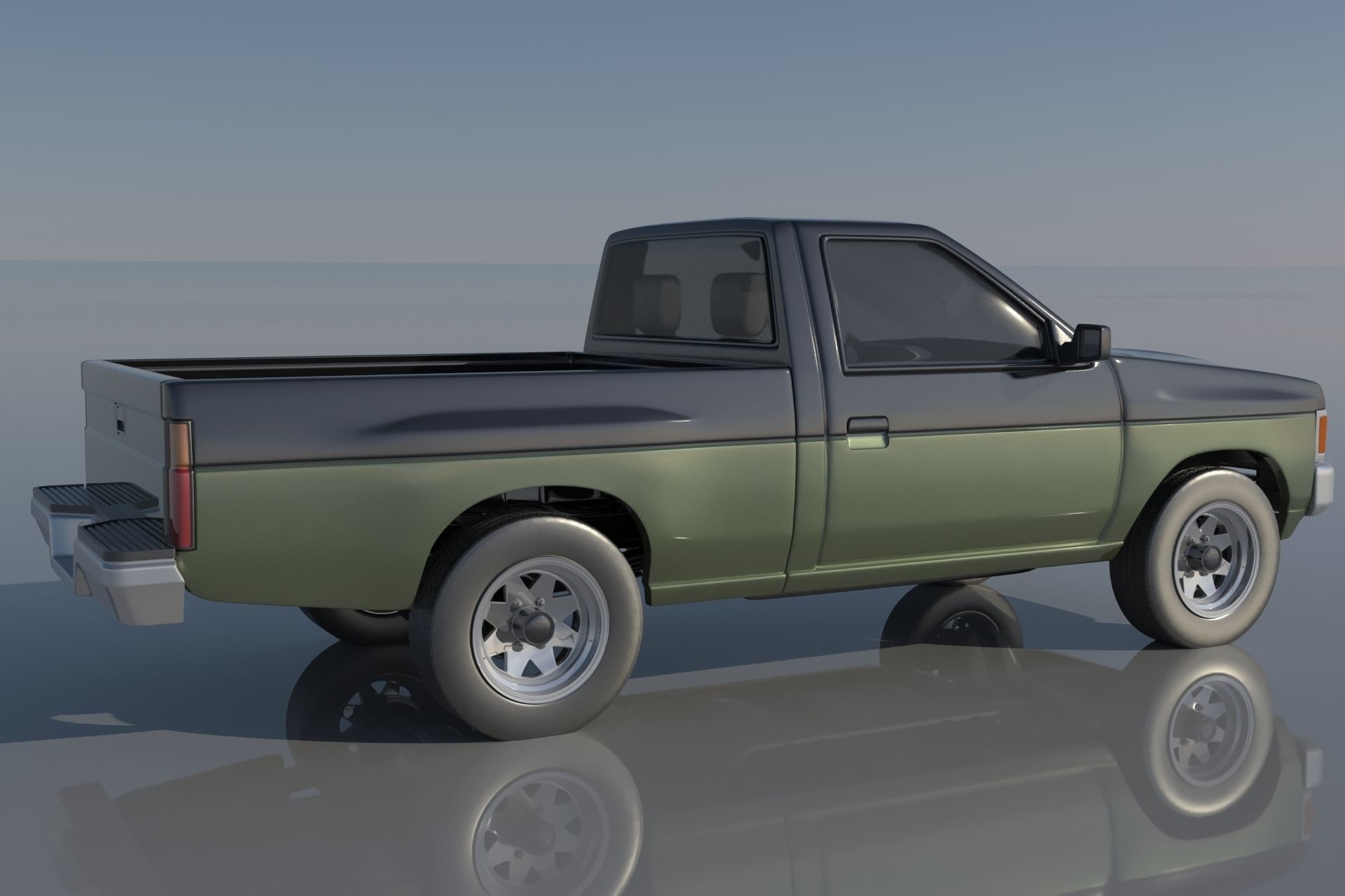 Nissan Hardbody D21 1994 3D print model_6
