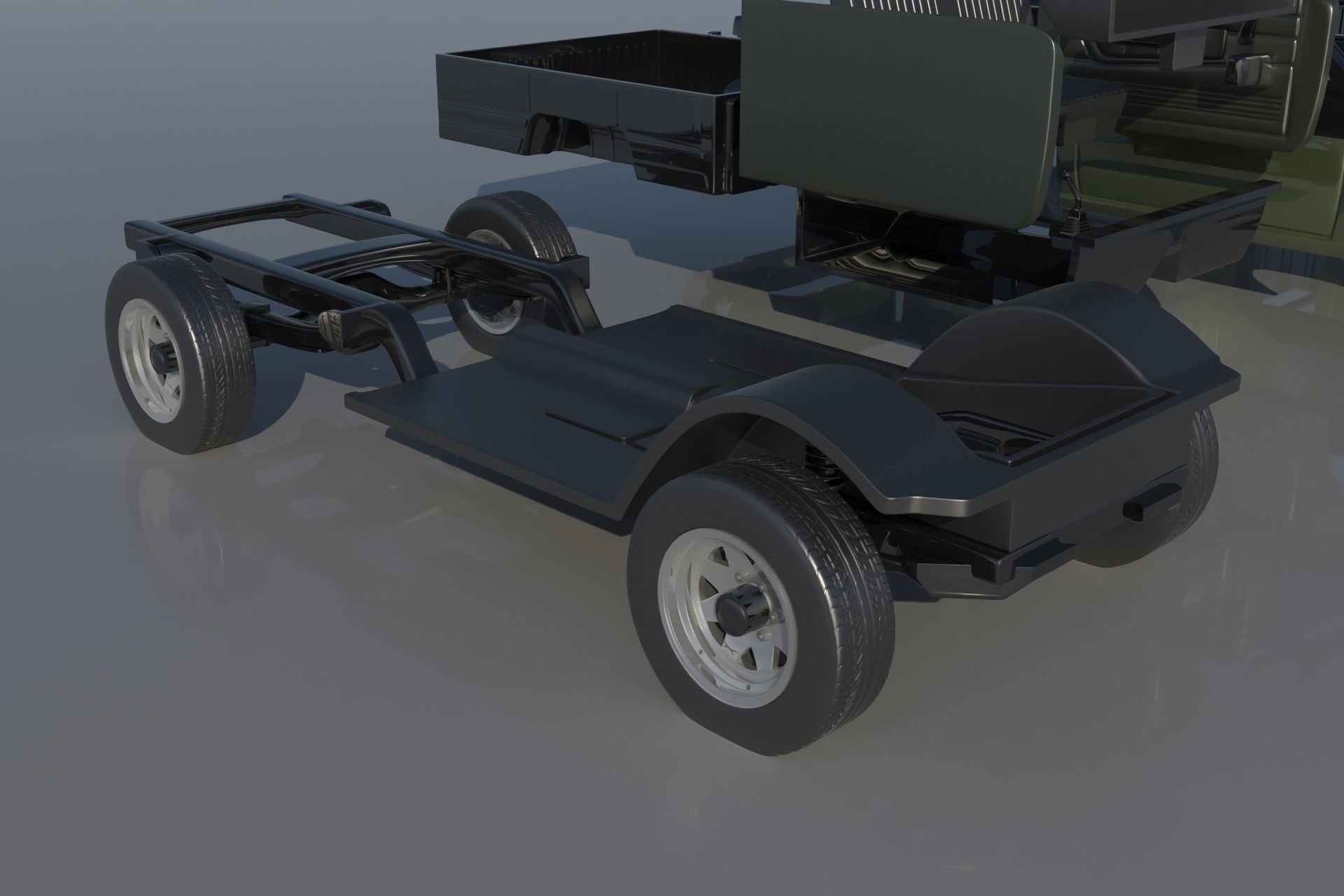 Nissan Hardbody D21 1994 3D print model_24