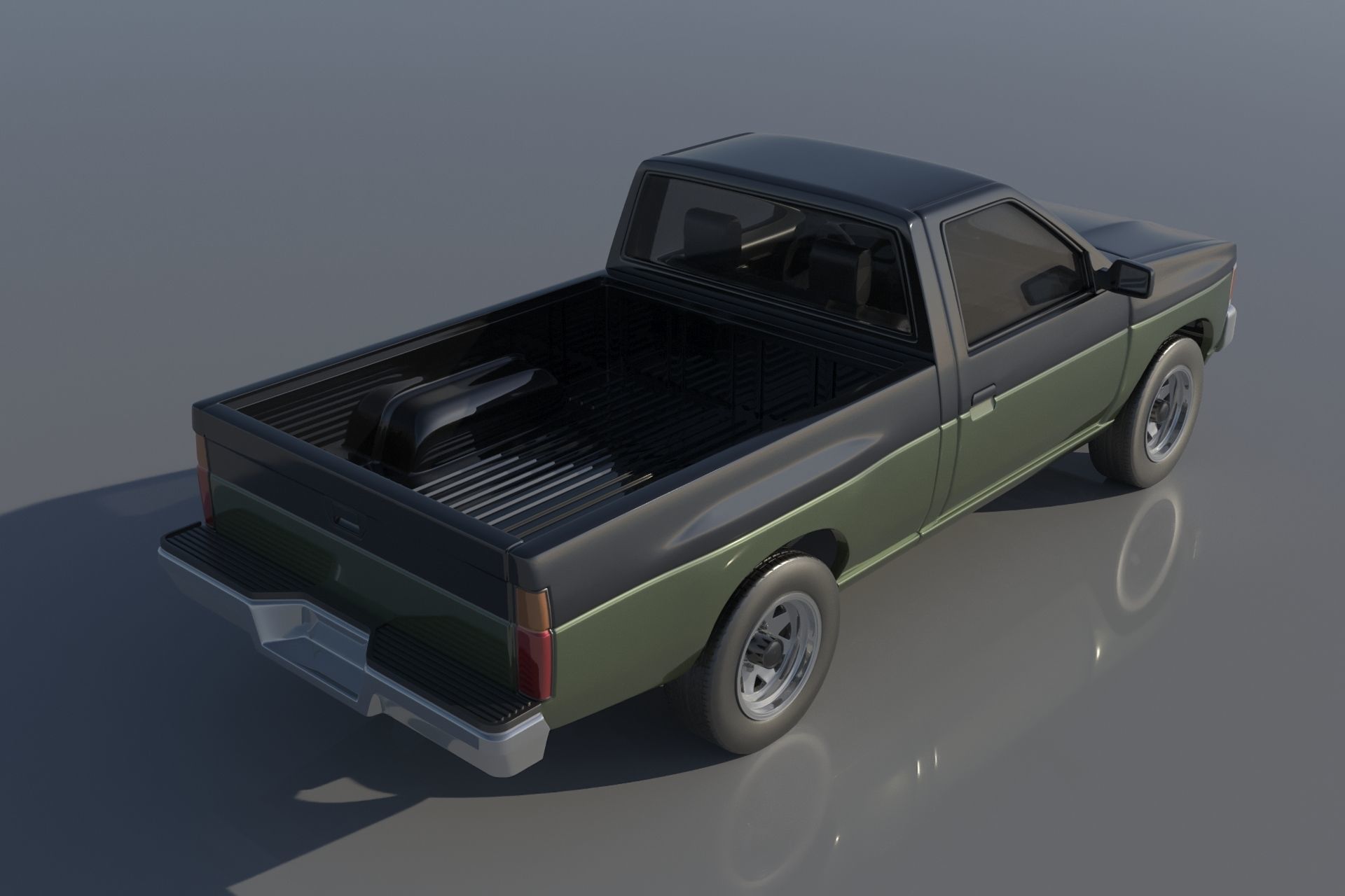 Nissan Hardbody D21 1994 3D print model_5