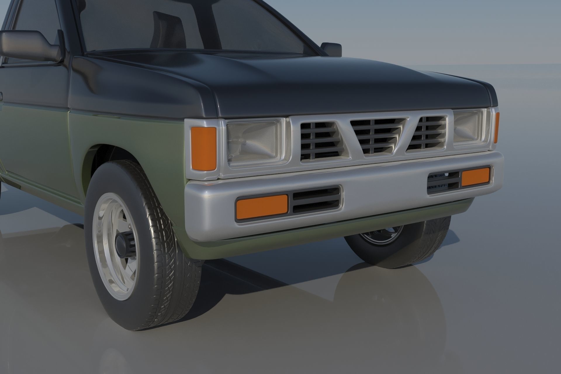 Nissan Hardbody D21 1994 3D print model_10