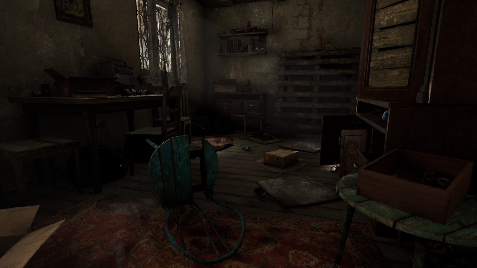 Abandoned Room Low-poly 3D model_6