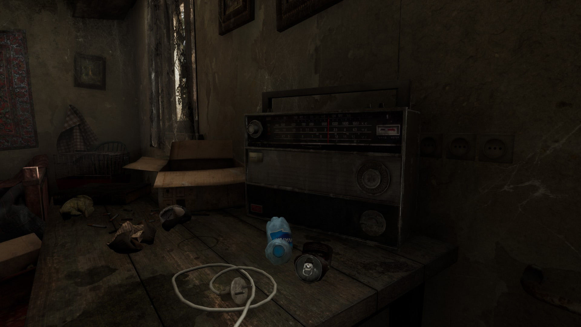 Abandoned Room Low-poly 3D model_14