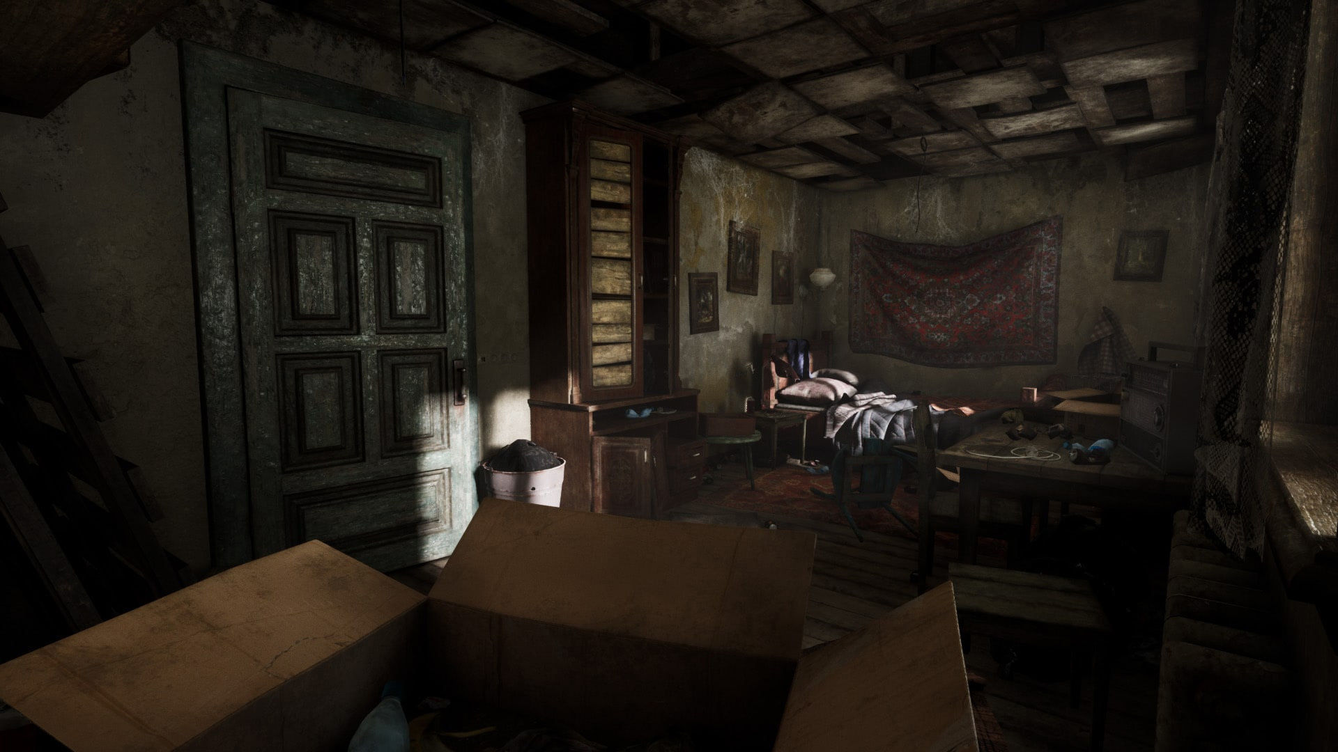 Abandoned Room Low-poly 3D model_11