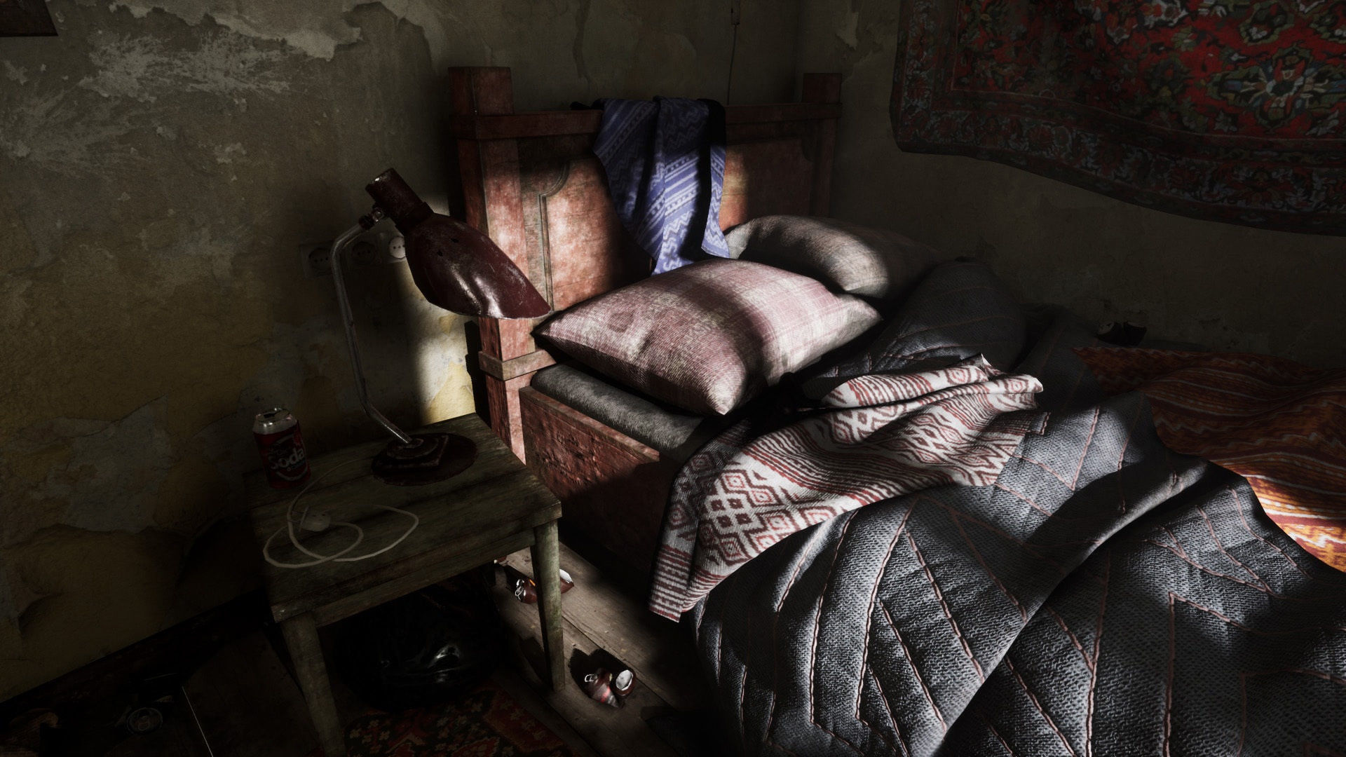 Abandoned Room Low-poly 3D model_15